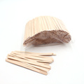 Birch wood high quality coffee stirrer stick with  individual paper bag